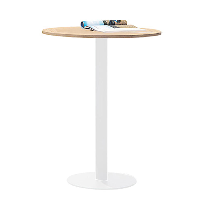 Contemporary Round Bar Height Set 1/3 Pcs Metal Bar Table Set