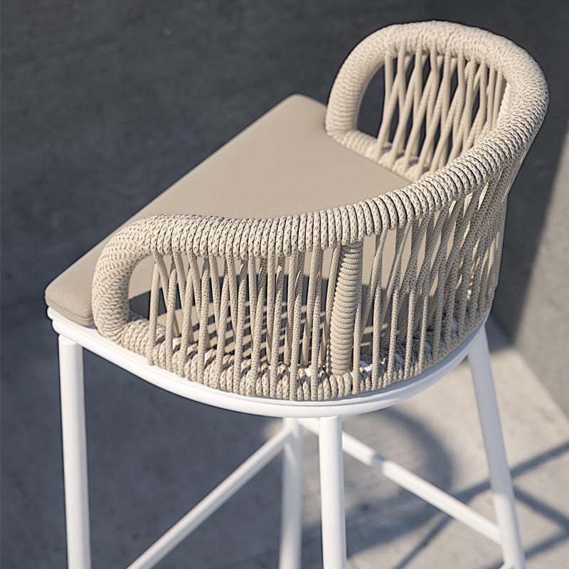 Contemporary Round Bar Height Set 1/3 Pcs Metal Bar Table Set