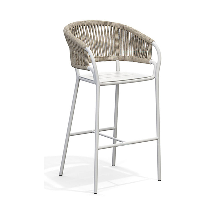 Contemporary Round Bar Height Set 1/3 Pcs Metal Bar Table Set