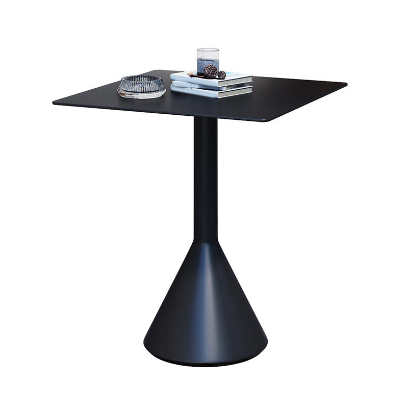 Black Modern Bar Table Set 1/2/3/4 Pcs Metal Bar Set for Small Places