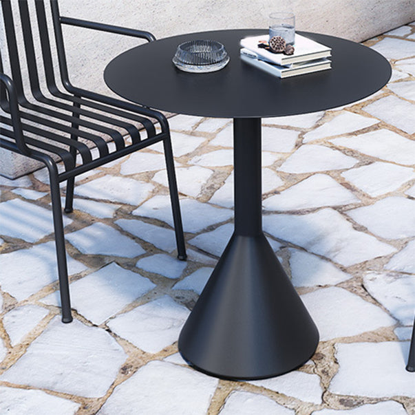 Black Modern Bar Table Set 1/2/3/4 Pcs Metal Bar Set for Small Places