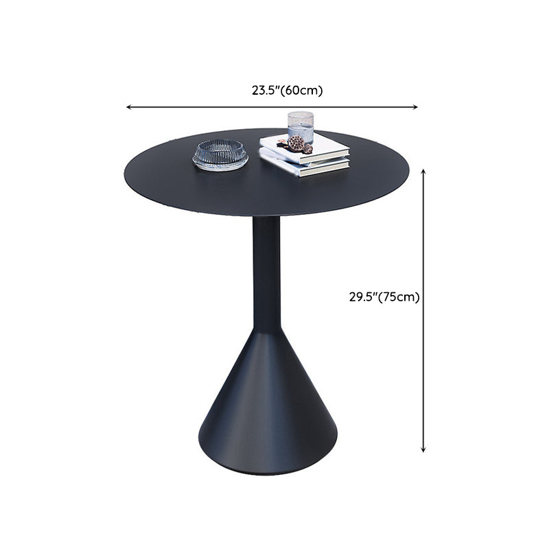 Black Modern Bar Table Set 1/2/3/4 Pcs Metal Bar Set for Small Places