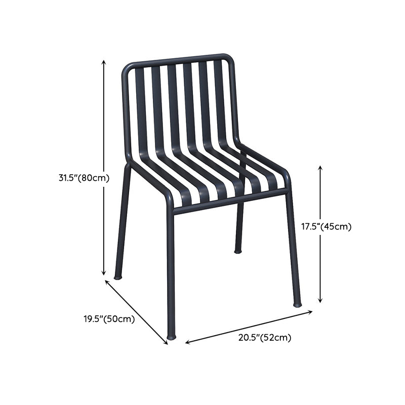 Black Modern Bar Table Set 1/2/3/4 Pcs Metal Bar Set for Small Places