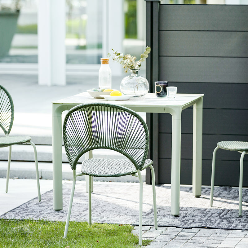 Modern Style Dining Set Glass Rectangular 1/2/3/5/7 Pieces Dining Set