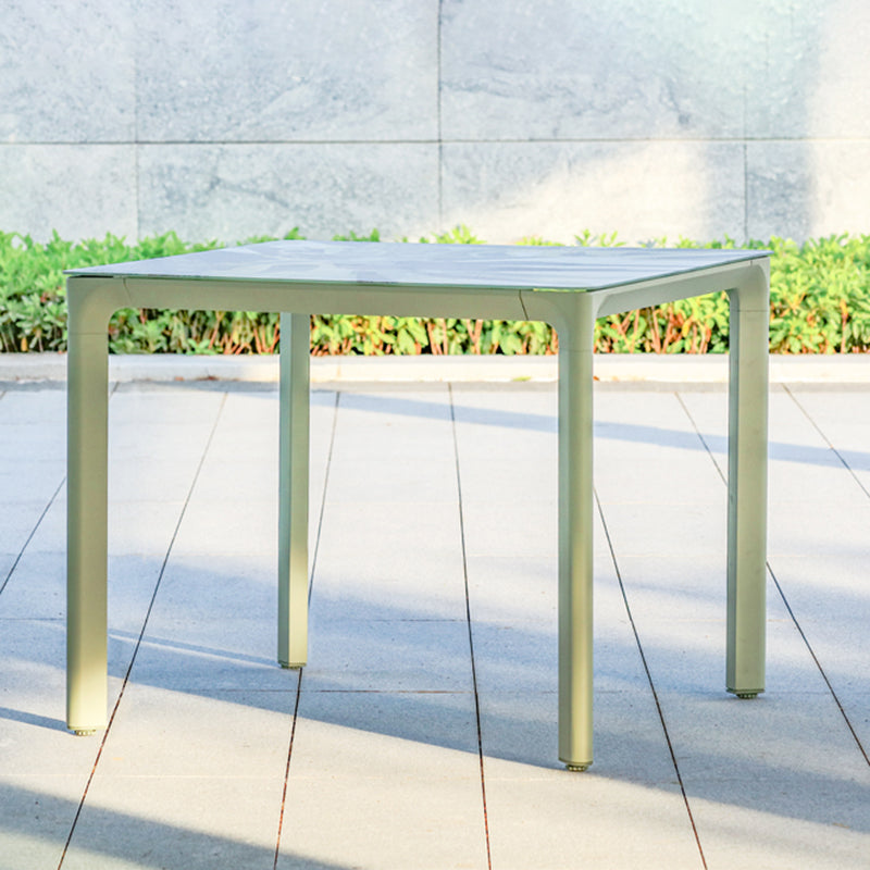 Modern Style Dining Set Glass Rectangular 1/2/3/5/7 Pieces Dining Set