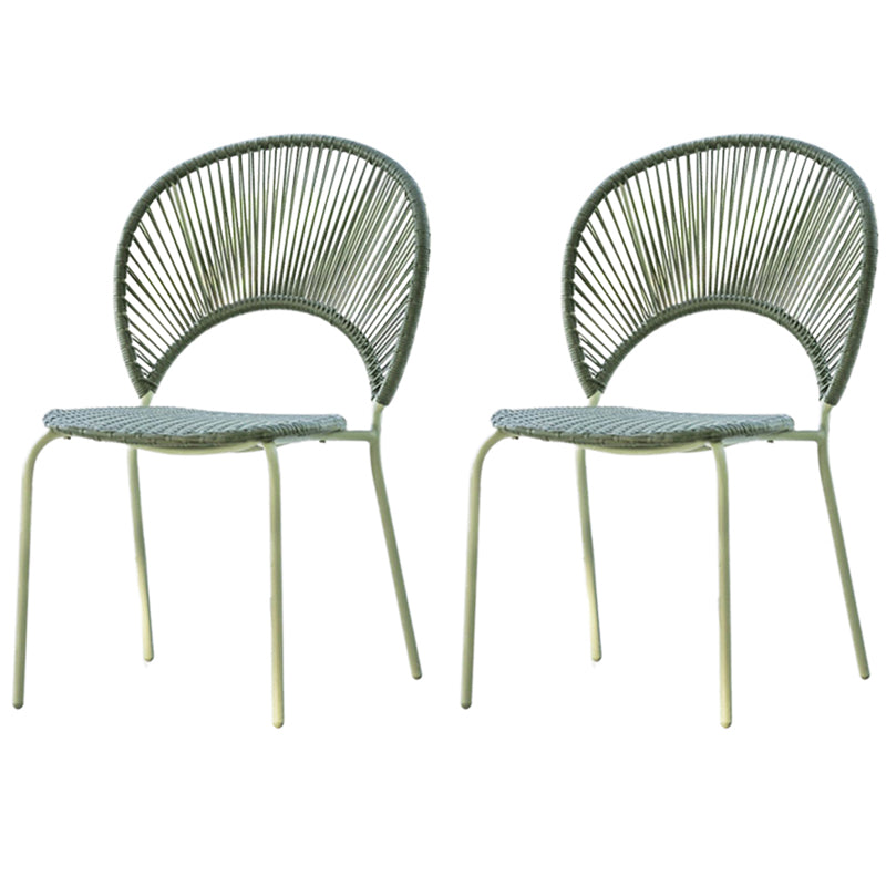 Modern Style Dining Set Glass Rectangular 1/2/3/5/7 Pieces Dining Set