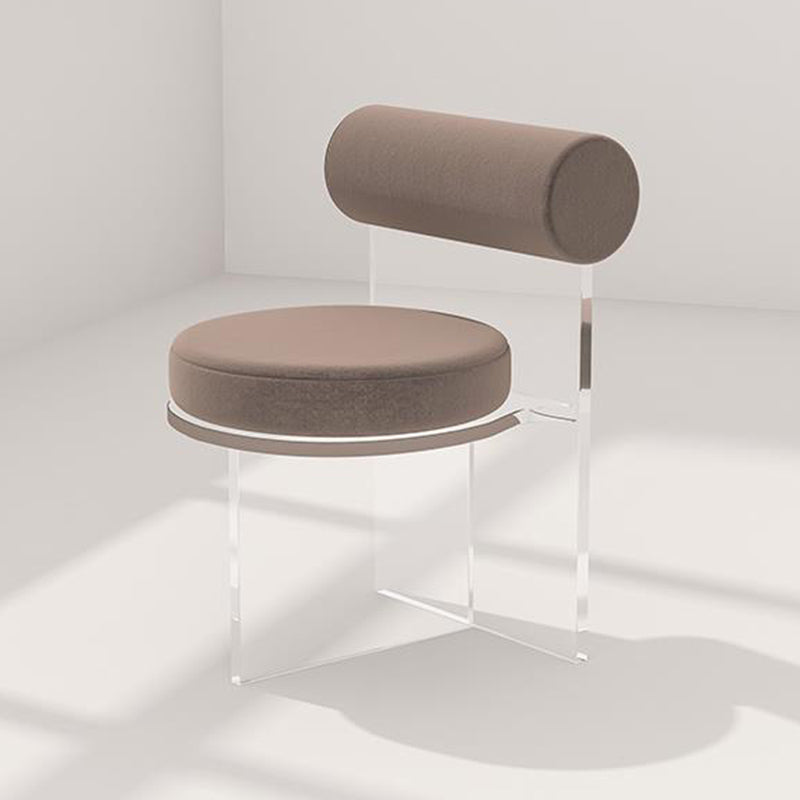 Contemporary Style 1/2/4/6 Pieces Dining Chairs Set Rectangle Stone Furniture in White