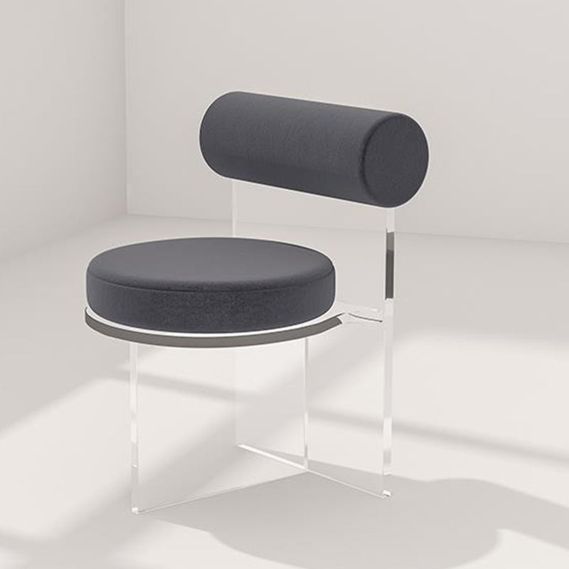 Contemporary Style 1/2/4/6 Pieces Dining Chairs Set Rectangle Stone Furniture in White