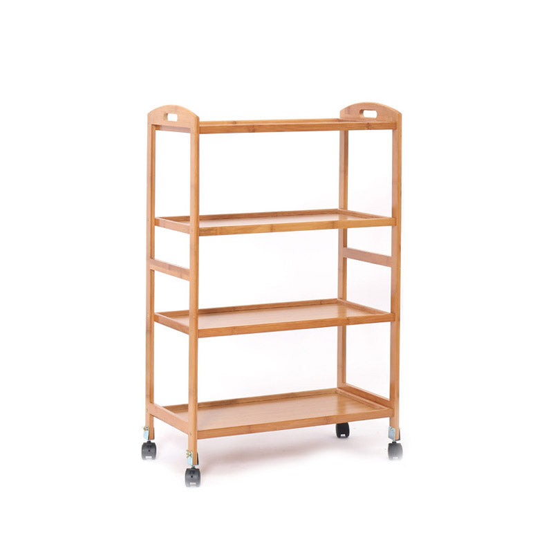 Rolling Home Dining Kitchen Trolley Modern Wooden Kitchen Cart