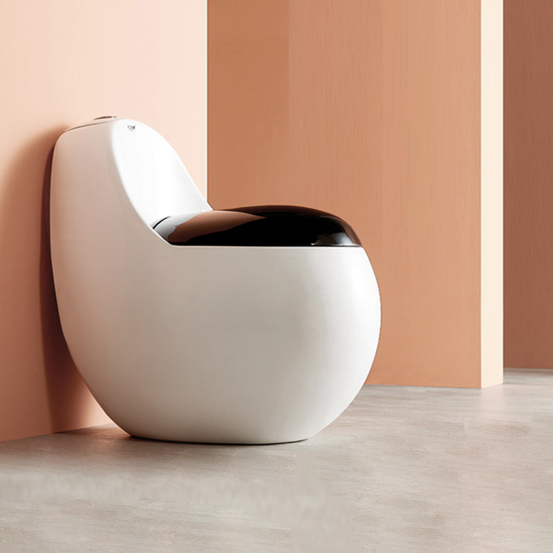 Contemporary Toilet Bowl One Piece Skirted Urine Toilet with Seat