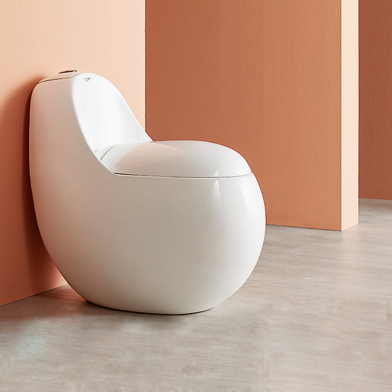 Contemporary Toilet Bowl One Piece Skirted Urine Toilet with Seat