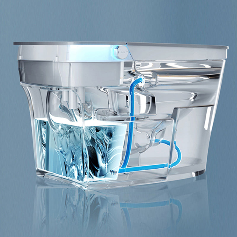 Contemporary Ceramic Siphon Jet Toilet Bowl One Piece Urine Toilet with Seat