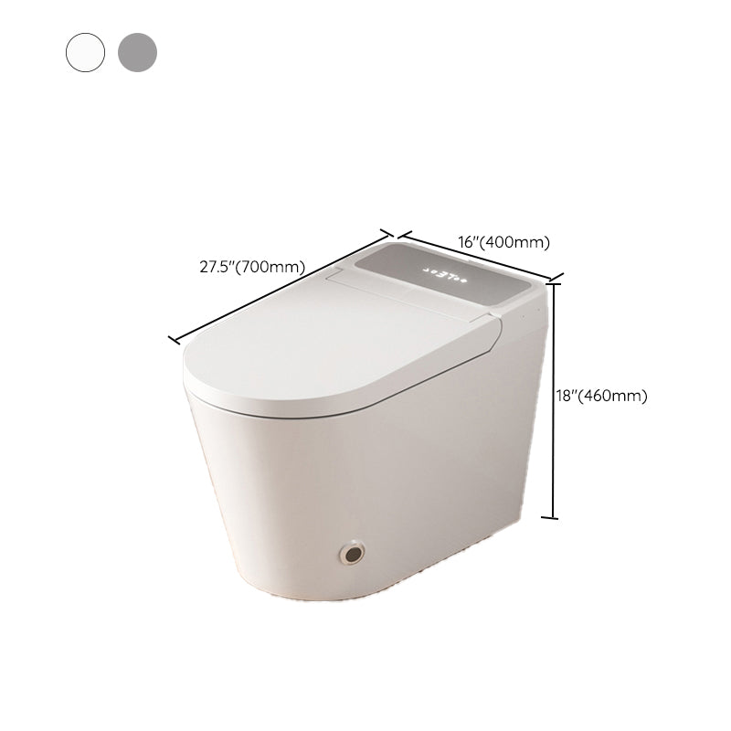 Contemporary Siphon Jet Ceramic Toilet Bowl One Piece Urine Toilet with Seat