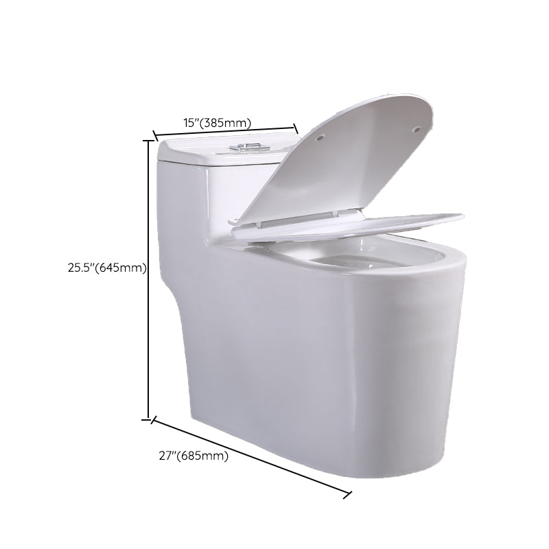 Contemporary All-In-One Flush Toilet Floor Mount Urine Toilet for Bathroom