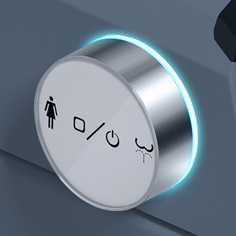 Contemporary Siphon Jet Toilet Bowl One Piece Ceramic Urine Toilet with Seat