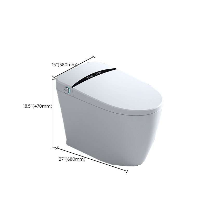 Contemporary Siphon Jet Toilet Bowl One Piece Ceramic Urine Toilet with Seat