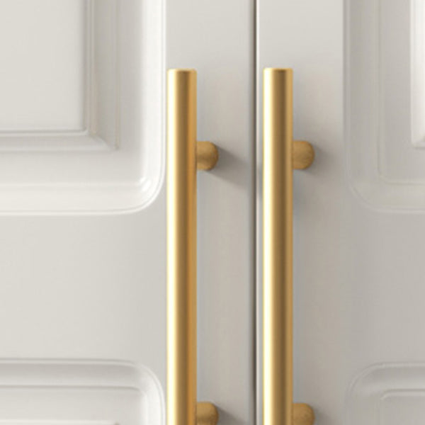 Engineered Wood Wardrobe Cabinet with Drawer White Wardrobe Closet