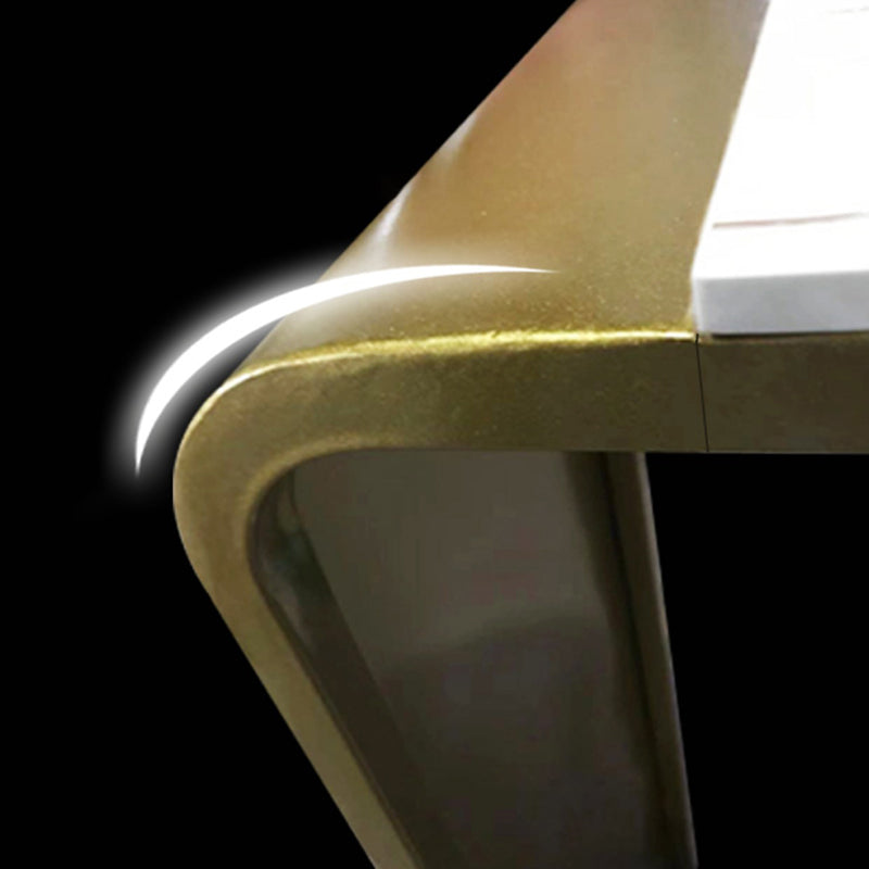 Contemporary Style Bar Table Stone Rectangle Bar Wine Table with Storage