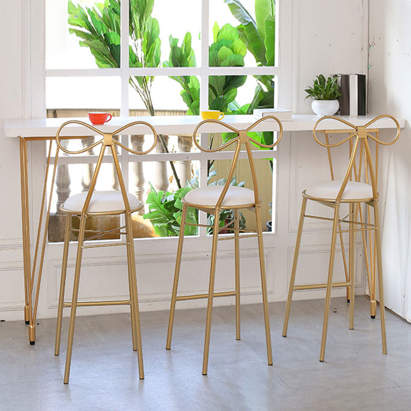 Glam Style Rectangle Bar Table White Colour Bar Dining Table with 4 Legs