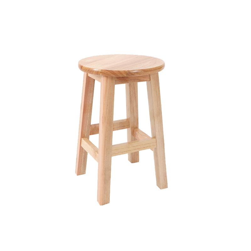 Modern Style Bar Stool Rubberwood Counter Stool for Dining Room