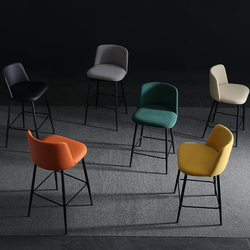 Modern Style Bar Stool Upholstered Bar Stools for Dining Room