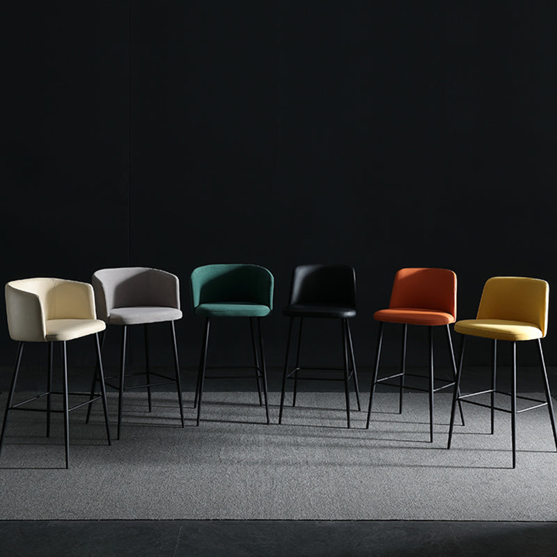 Modern Style Bar Stool Upholstered Bar Stools for Dining Room