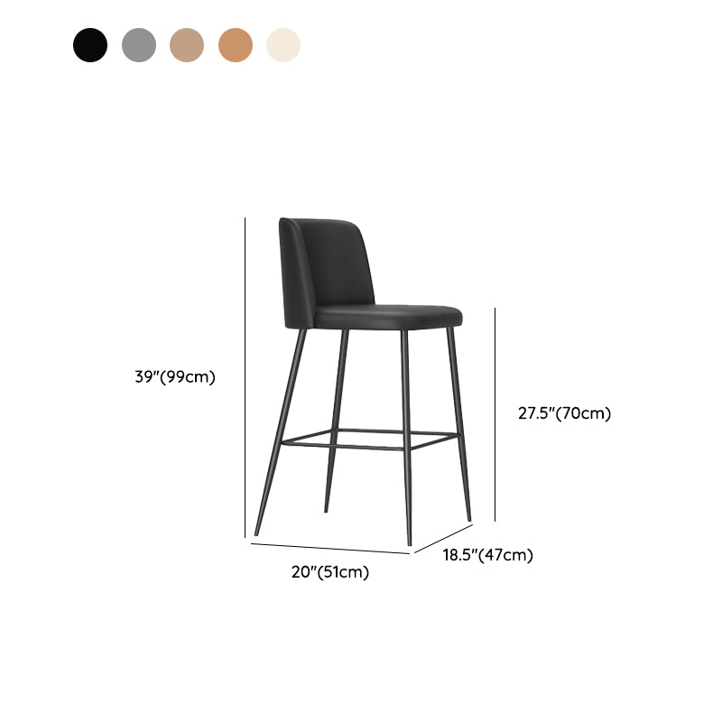 Modern Style Bar Stool Upholstered Bar Stools for Dining Room