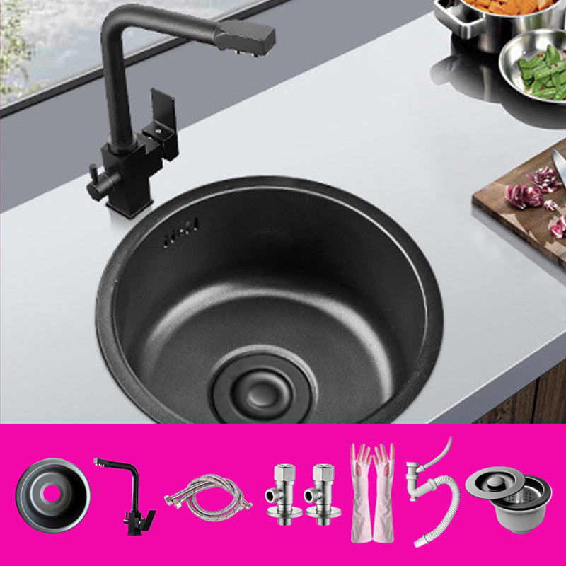 Stainless Steel Kitchen Sinks Modern Style Kitchen Sink with Single Bowl