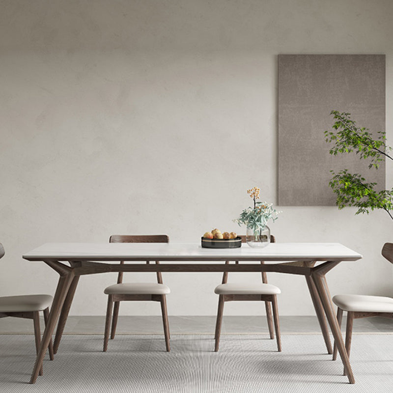 Modern Style Furniture Rectangle Stone Dining Room Table for Kitchen