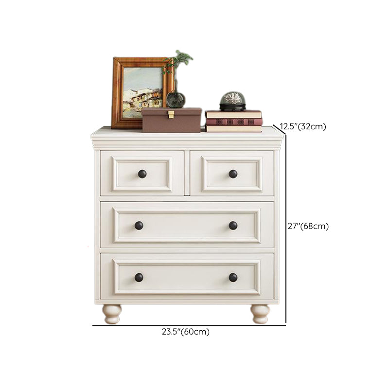 American Traditional Vertical Lingerie Chest Wood Storage Chest for Bedroom