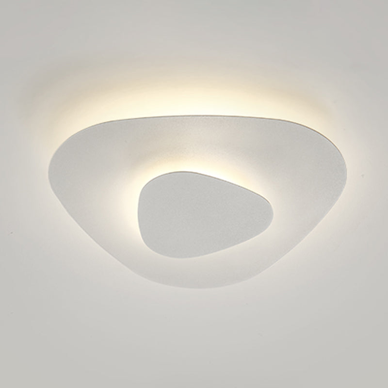 LED Modern Metal Flush Mount Geometric Shape Ceiling Light for Bedroom