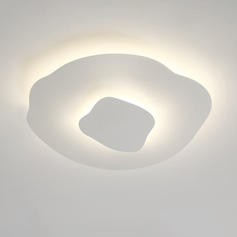 LED Modern Metal Flush Mount Geometric Shape Ceiling Light for Bedroom