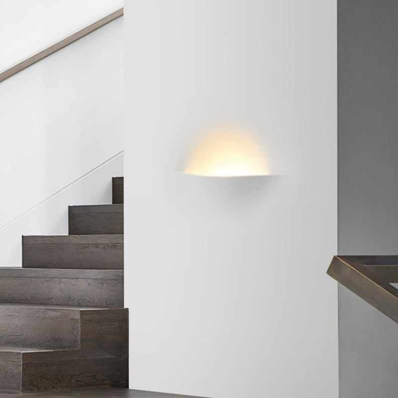 1-Light Square Wall Mounted Lamp Contemporary Stone Wall Lighting Ideas