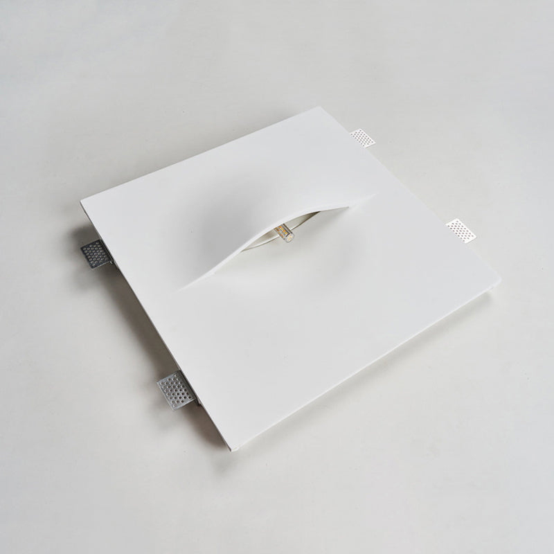 1-Light Square Wall Mounted Lamp Contemporary Stone Wall Lighting Ideas