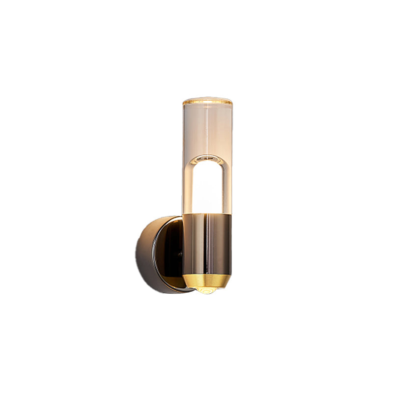 Modern Wall Sconce Cylinder Sconce Lighting with Metal for Bedroom
