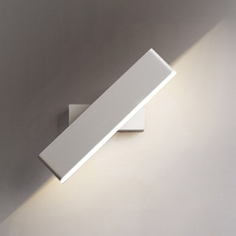 Modern Style LED Wall Lamp Minimalist Rotatable Wall Light Sconce for Bedroom