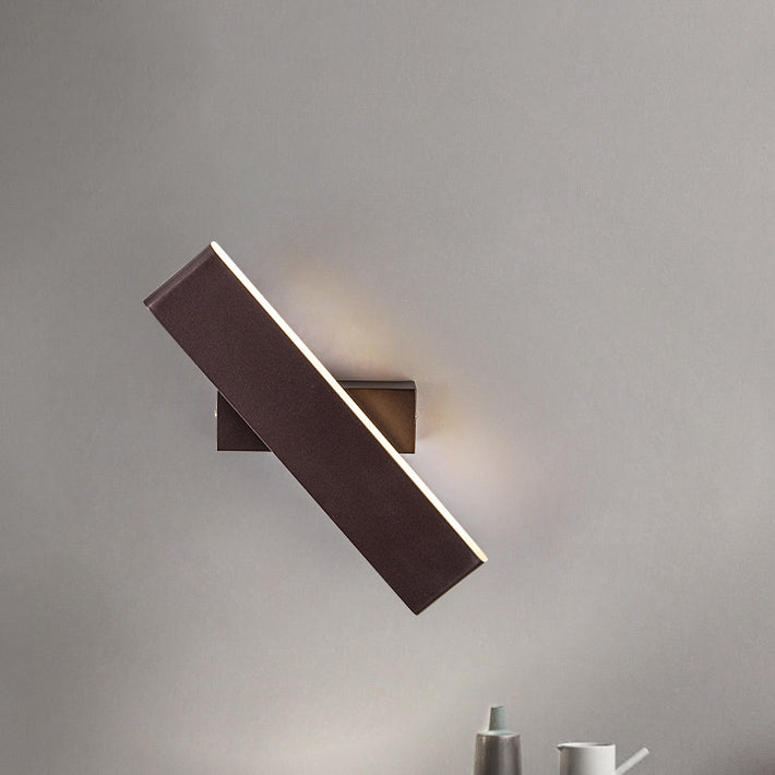 Modern Style LED Wall Lamp Minimalist Rotatable Wall Light Sconce for Bedroom