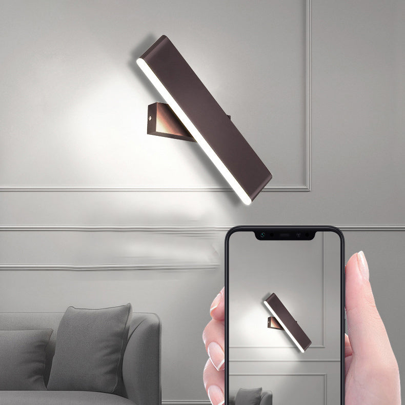 Modern Style LED Wall Lamp Minimalist Rotatable Wall Light Sconce for Bedroom