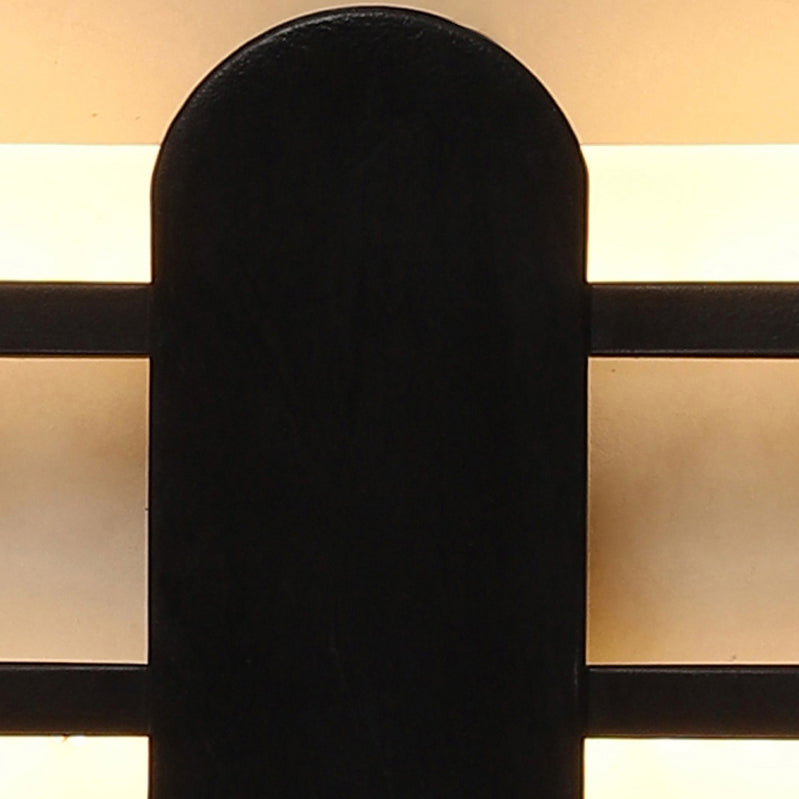 Minimalist LED Wall Lamp Ellipse Metal Sconce Lighting for Bedroom