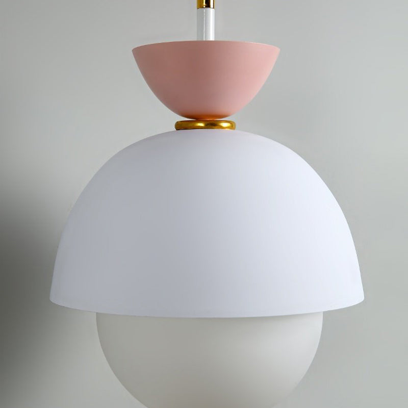 Dome Shape Metal Wall Light Modern Style 1-Light Wall Light Sconce