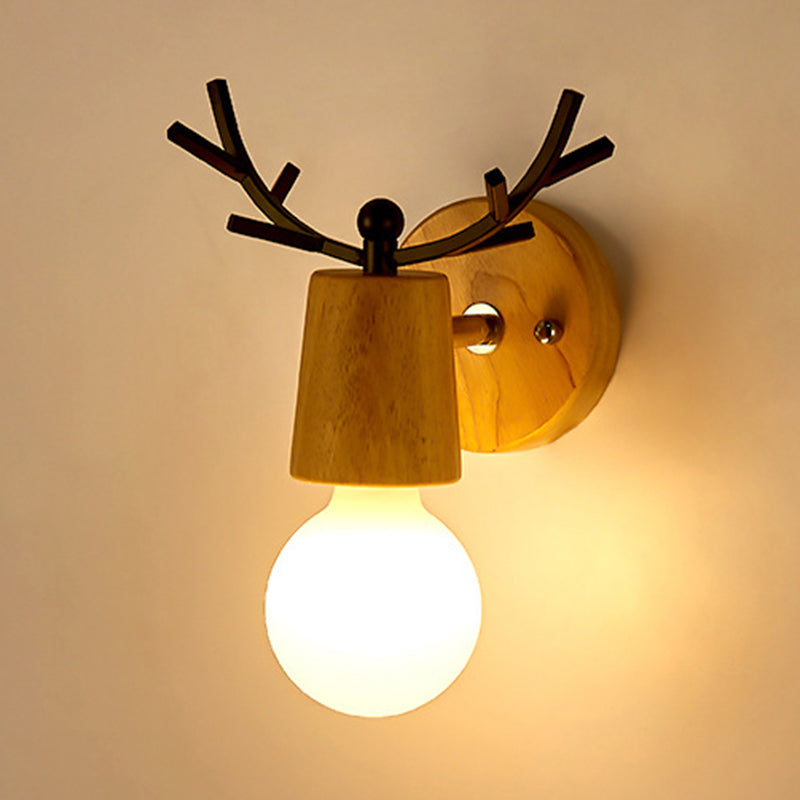 Nordic Style Iron Vanity Light Antler Shape Vanity Lamp for Living Room
