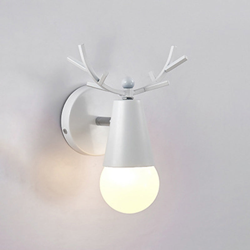 Nordic Style Iron Vanity Light Antler Shape Vanity Lamp for Living Room