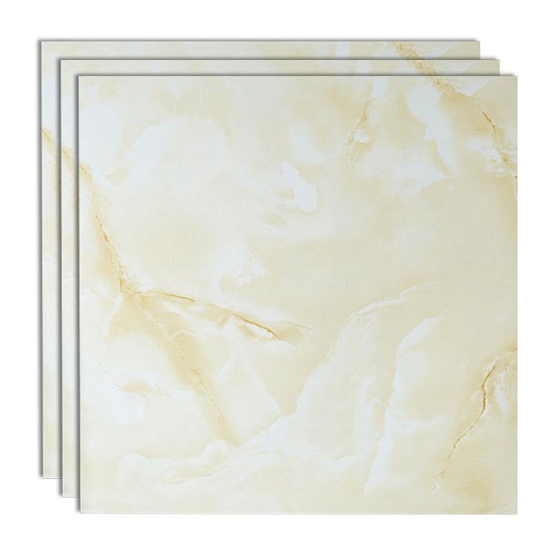 Indoor Square Vinyl Tile Peel and Stick Dirt Resistant Vinyl Tile