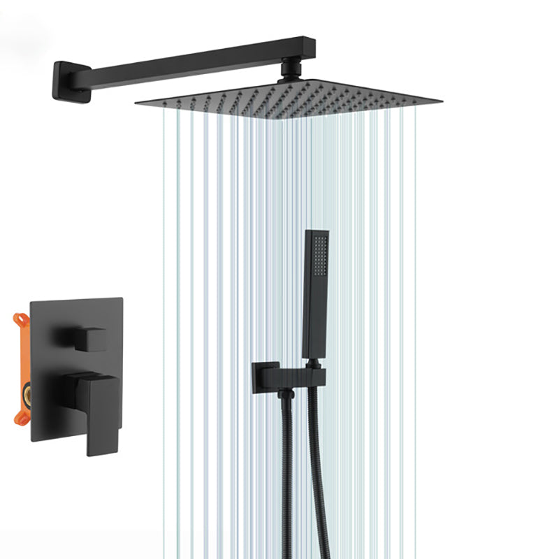 Shower System Square Handheld Shower Knot Handle Shower Trim