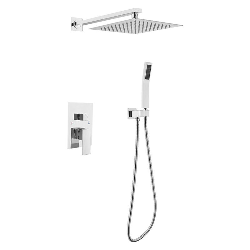 Shower System Square Handheld Shower Knot Handle Shower Trim