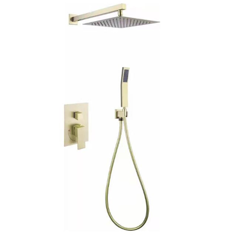 Shower System Square Handheld Shower Knot Handle Shower Trim