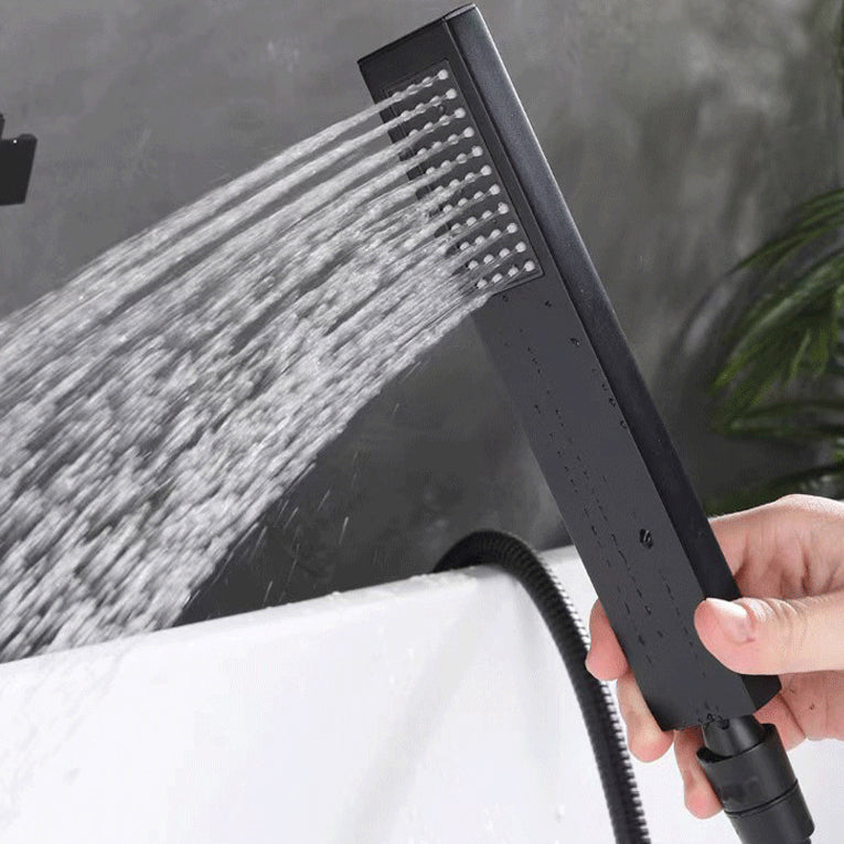 Shower System Square Handheld Shower Knot Handle Shower Trim