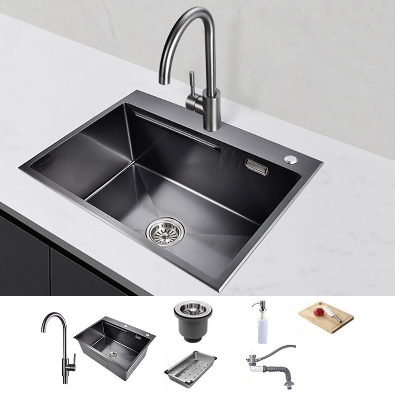 Modern Style Sink Stainless Steel Noise-cancelling Design Sink for Kitchen