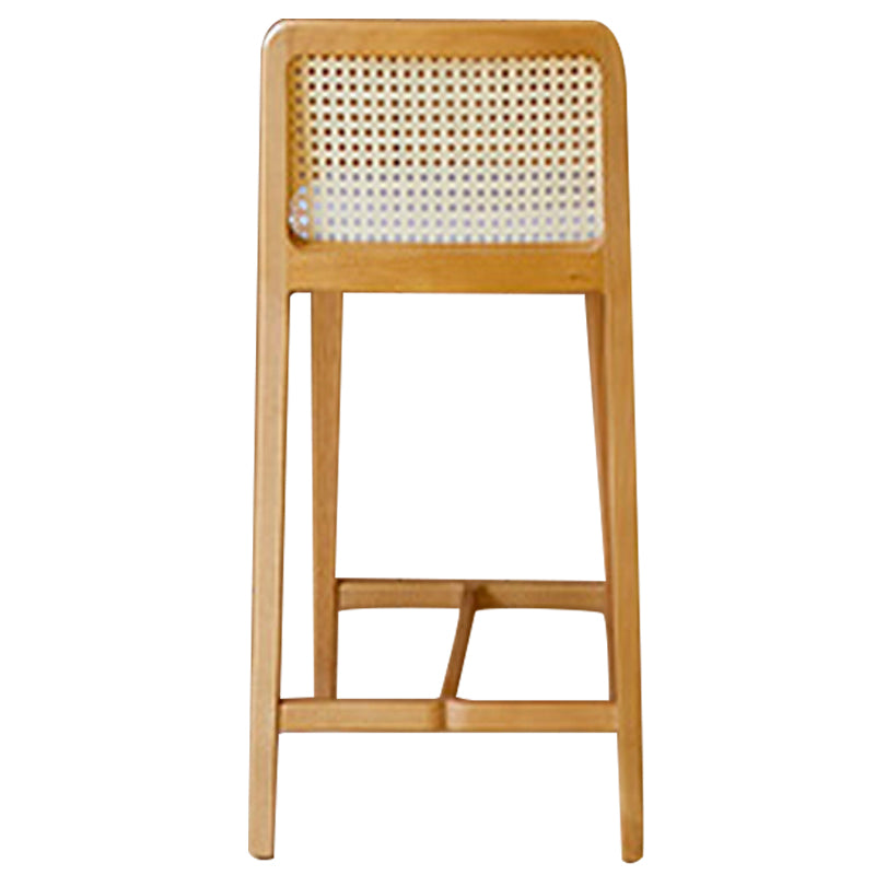 Solid Wood Counter Height Stools Armless Modern Bar and Counter Stool