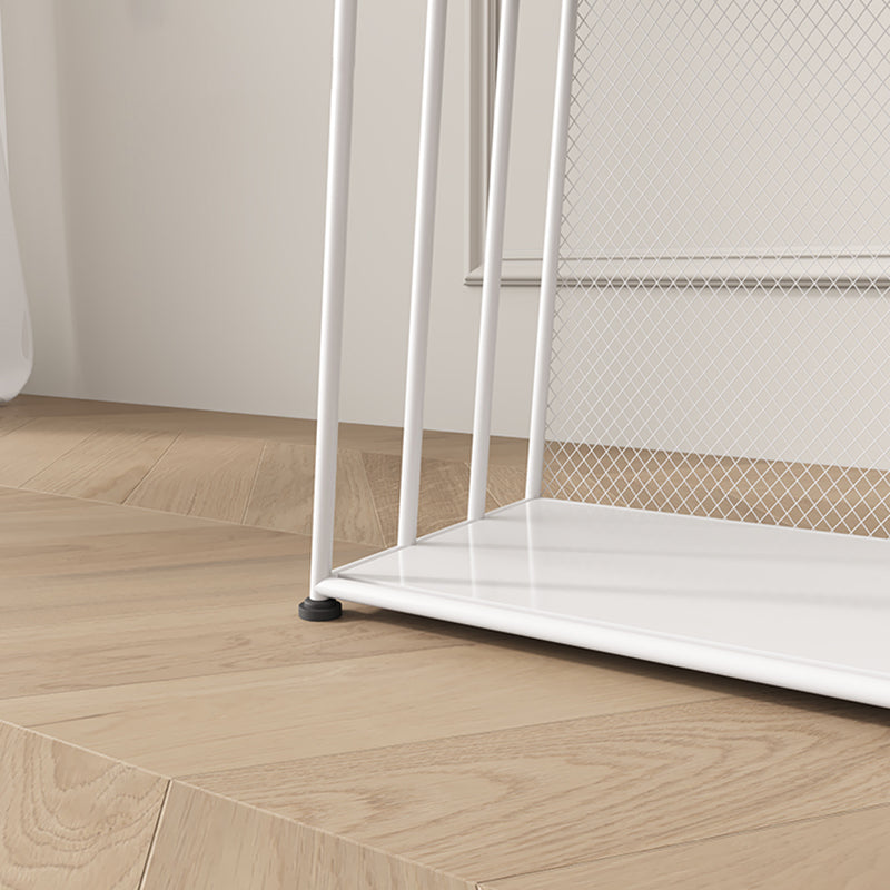 Metal Closed Back Standard Bookshelf Metal Shelves Included Bookcase